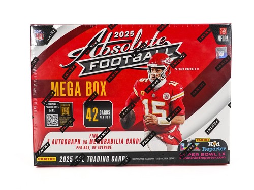 2025 Panini Absolute Football Hobby Mega Box