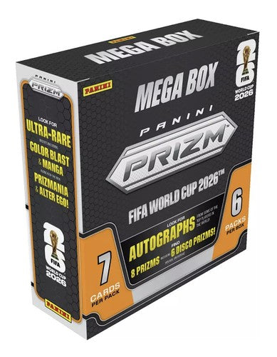 2026 Panini Prizm FIFA World Cup Soccer Mega Box