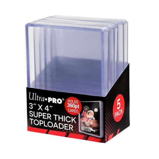 Ultra Pro Toploaders 360PT Clear Super Thick (5-Pack)