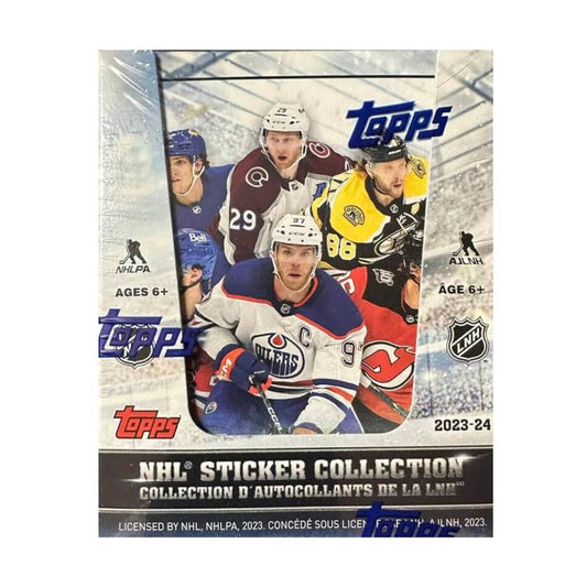 2023-24 Topps NHL Hockey Sticker Collection Box