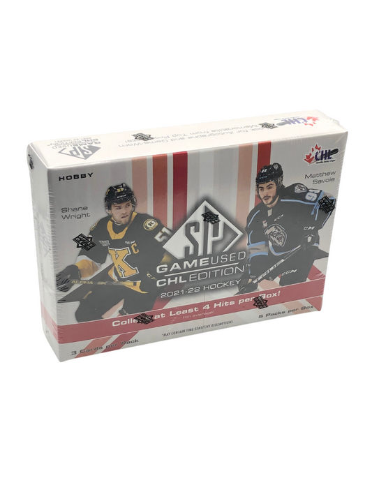 2021-22 Upper Deck CHL SP Game Used Hockey Hobby Box