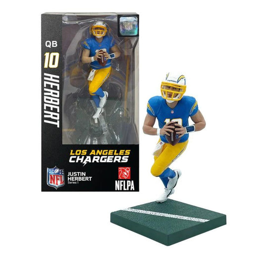 Justin Herbert (Los Angeles Chargers) Imports Dragon NFL 6" Figure Series 1